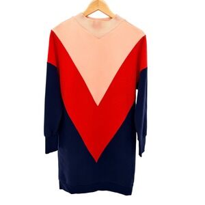 Scotch & Soda Colorblock Sweatshirt‎ Dress Long Sleeve Preppy Sporty Minimal S